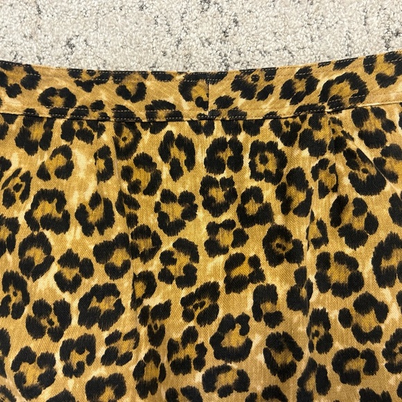 Lauren Ralph Lauren 8 EUC Linen and cotton cheetah skirt in EUC - Picture 12 of 14